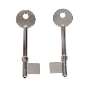 <span class=keywords><strong>Clé</strong></span> à <span class=keywords><strong>double</strong></span> embout de forme unique en laiton pour <span class=keywords><strong>serrurier</strong></span> avec <span class=keywords><strong>clé</strong></span> vierge sécurisée - Product Image 1