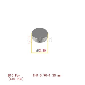 <span class=keywords><strong>Berserk</strong></span> - Juego de 410 Espaciadores Ajustables B16 para Inyectores Diésel THK de 0.90-1.30 mm - Product Image 2