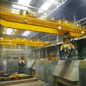 واجب ثقيل 5T <span class=keywords><strong>10T</strong></span> 16T 20T ورشة صناعية قدرة تحميل قوية دلو انتزاع رافعة علوي - Product Image 5