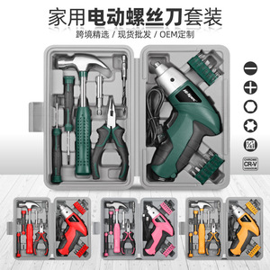 Juego de Destornilladores Eléctricos Hisee, 2700 RPM, Batería de Litio, Herramienta Eléctrica, Kit de Reparación para el Hogar - Product Image 4