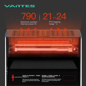 350m3/h Home Single-flow Ventilateur d'air frais mural Système de purification d'air Système de CVC pour chambre <span class=keywords><strong>simple</strong></span> - Product Image 3