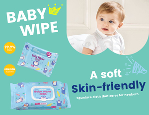 Nouvelle arrivée de lingettes pour bébé à l'eau pure Lingettes humides en fibre de bambou biologique pour le nettoyage de bébé - Product Image 5