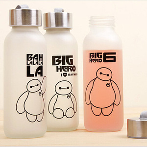 Riciclabile 300ml 500ml di vetro bottiglia di acqua Fitness birra per uso domestico bottiglia per bere Botella Con Tapa De Rosca - Product Image 6