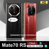 Mate70 RS 16G+1TB Android 15, Versión Global, Pantalla de 7.3 Pulgadas, Doble SIM, LTE, Smartphone Celular, Procesador Rápido, Control de Calidad Estricto