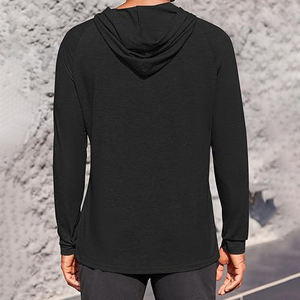 Sudadera con Capucha Informal de Lujo, Personalizada con Logotipo, de Algodón, Unisex, con Forro Polar, Bordado, Lisa, Impermeable para Hombre, Invierno - Product Image 2