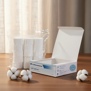 Rollos de Algodón <span class=keywords><strong>Dental</strong></span> 22*30mm para Cirugía Oral, Hemostasia y Control de Saliva, Rollos de Algodón NO Estériles para Uso en Clínicas Dentales - Product Image 1