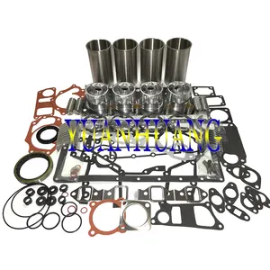EK130 engine rebuild kit wtih full gasket kit FOR HINO EK130 diesel engine cylinder liners piston&rings bearings washer
