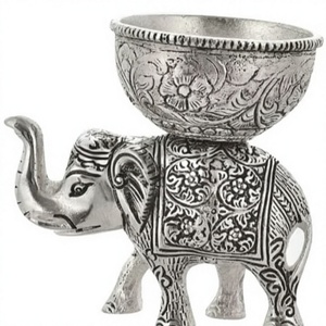 งานประติมากรรมรูปสัตว์โลหะดีไซน์เนอร์ พิมพ์ลายด้วยเทคนิค UV งานหล่อคุณภาพสูง ตกแต่งบ้านอย่างมีสไตล์ โดย Tradebyd - Product Image 1