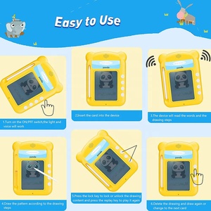2 in 1 Writing Tablet Kids English Talking Flash Card <strong>Learning</strong> <strong>Machine</strong> Toys Toddler Cards Reading <strong>Machine</strong> with Drawing <strong>Function</strong> - Product Image 6