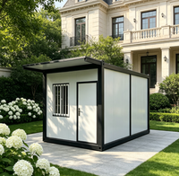 Maison conteneur modulaire détachable et respirante au design moderne pour applications d'entrée de chambre, espace de vie préfabriqué portable