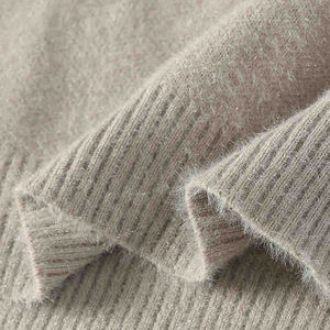 Nieuwe collectie wollen gebreide trui fleece ronde hals gevoerd verdikt ondergoed truien winter veelzijdige trui kleding heren - Product Image 3