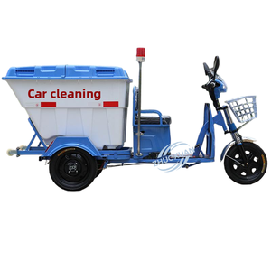 Electric Waste Collection Tricycle 500L ABS <b>Engineering</b> <b>Plastic</b> Box 580W Motor 100-200kg Payload 50-70km Range - Product Image 1