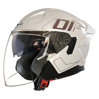 Nouveau design, casque de moto unisexe à double lentille en ABS, casque de vélo, casque de moto pour adultes, protection de la tête, casque de moto