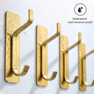 <span class=keywords><strong>Crochet</strong></span> mural auto-adhésif en acier inoxydable, sans perçage, pour serviettes et peignoirs, idéal pour salle de bain et <span class=keywords><strong>cuisine</strong></span> - Vente chaude - Product Image 6