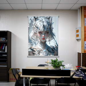 Bán buôn Áp phích Scroll Banner biểu tượng tùy chỉnh in ấn Anime nhân vật PVC Polyester tường di chuyển - Product Image 3