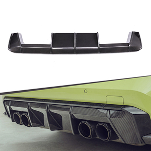 Trockene Kohle faser EURO TYPE Hecks toß stangen diffusor für BMW G80 G82 <span class=keywords><strong>M3</strong></span> M4 2021 - Product Image 1