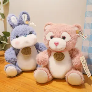 באיכות גבוהה חמוד קטיפה דוב קטן ארנב צעצוע קטיפה מתנת ילדים כרית שינה לילדים בעלי חיים ממולאים בהתאמה אישית