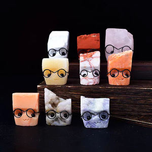 Groothandel Natuurlijke Kristal Ruwe Steen Egel Met Bril Amethist Rozenkwarts Helende Ornament Andere Kristallen Ambachten - Product Image 2