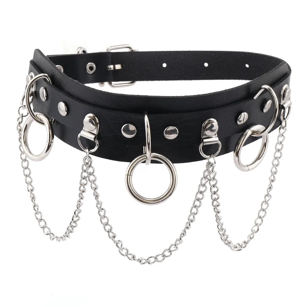 Chuyên Nghiệp Sản Xuất Đồ Trang Sức Bán Buôn Đường Phố Hip-Hop Ác Cô Gái Loạt Tối Choker Chuỗi Chuỗi Thiết Kế Quyến Rũ Quyến Rũ Cổ Áo