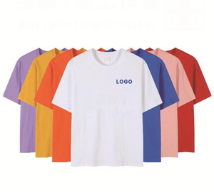 2025 Wholesale Oversize T Shirt Promotion Custom Logo Short Sleeves Cotton Advertising T Shirt for Business