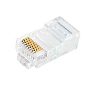 Factory price CAT6 CAT5E RJ45 unshielded 8P8C Male utp RJ45 plug