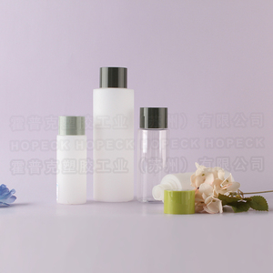HOPECK Kosmetik-Gerade Flasche für Toner/Erfrischer/Ätherisches Öl/Serum, Siebdruck Runde Plastikflasche mit Doppelschicht-Schraubverschluss - Product Image 4