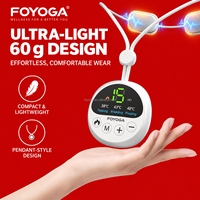 Masseur intelligent portable TENS EMS pour le cou et les épaules, chauffant, 3 modes, 15 niveaux, rechargeable USB-C, batterie au lithium, télécommande sans fil, OEM