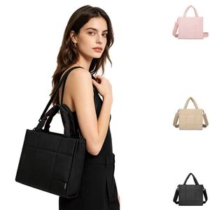 Factory Fashion Large Capacity Quilted Crossbody Shoulder Bag Portable Puffer <b>Handbag</b> for Women - Product Image 1