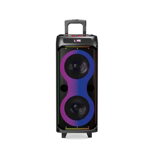 Haut-parleur portable sans fil Bluetooth TWS avec basses extra puissantes, LED RVB, Bluetooth 5.0, enceinte de fête avec chariot, enregistreur USB FM TF - Product Image 2