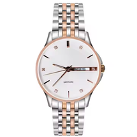 Montres à quartz à mouvement automatique en acier inoxydable 316L personnalisées en usine de logo privé à la mode populaire pour femmes et hommes