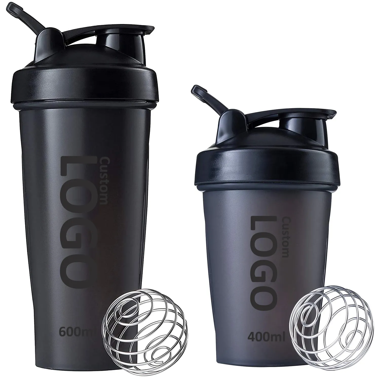 FREE SAMPLE Custom Logo 400ml 600ml Workout Blender Shaker Bottle Gym Protein Shaker Bottles