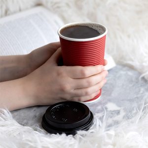 Tazza di <span class=keywords><strong>carta</strong></span> di vetro di caffè da asporto compostabile eliminabile amichevole di eco di vendita calda della fabbrica per caffè - Product Image 5