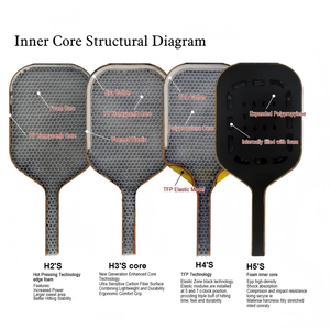 Pala de Pickleball de Alto Rendimiento de Fibra de Carbono con Empuñadura Suave de EVA para Mayor Comodidad en Partidos Largos - Product Image 5