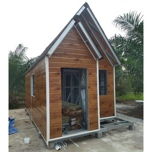 Prefab mô-đun nhà phòng sang trọng bánh sandwich tường Bảng điều khiển trang trí tường Bảng điều khiển PU bọt PU bánh sandwich - Product Image 4