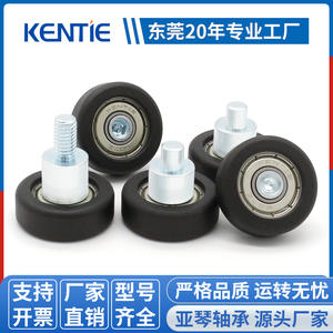 Rueda de Camión con Eje de Hardware y Correa de Polea de Nailon Resistente al Desgaste, Soportada por el Fabricante, con Rosca Externa y Recubrimiento de Goma - Product Image 2