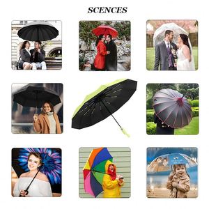 New Product Easy Carry Unique Wholesales Cheap <b>Folding</b> Umbrella With Custom Logo - Product Image 4