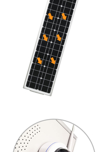 Trung Quốc ngoài trời không thấm nước <span class=keywords><strong>LED</strong></span> 120W 80 watt 90W Đèn Đường Cảm biến chuyển động ánh sáng tích hợp năng lượng mặt trời đèn đường với <span class=keywords><strong>Camera</strong></span> <span class=keywords><strong>CCTV</strong></span> - Product Image 5