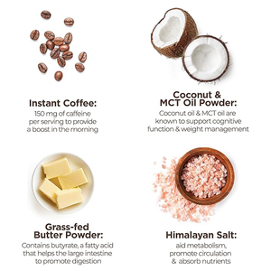 LIFEWORTH Mezcla de café instantáneo cetogénica de alto rendimiento Keto Diet Coffee Apoya la energía y <span class=keywords><strong>el</strong></span> <span class=keywords><strong>metabolismo</strong></span> - Product Image 2
