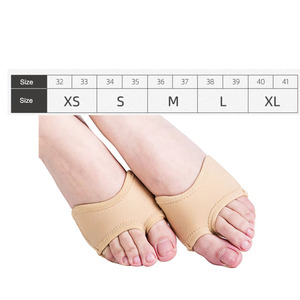 Protector <span class=keywords><strong>de</strong></span> Pies para Danza, Media Suela Suave Antideslizante, para <span class=keywords><strong>Ballet</strong></span>, Danza del Vientre, Gimnasia, Entrenamiento y Práctica - Product Image 6