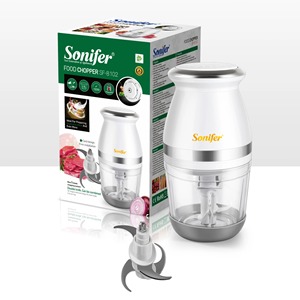 Sonifer SF-8102 Vente en gros 150W <span class=keywords><strong>Hachoir</strong></span> électrique multifonctionnel pour bébé avec pot en verre de 0,6L pour la maison - Product Image 4