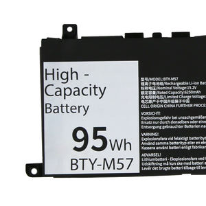 Batería Recargable BTY-M57 de 95Wh para Portátiles MSI GP66/GP76/Leopard 10UE/10UG/10UH/11UE/11UG/11UH/12UE/12UG - Product Image 4