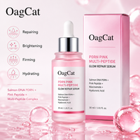 Huile pour le visage à l'ADN de saumon, à l'acide kojique et au PDRN, réparatrice, éclaircissante, anti-âge, correctrice de l'hyperpigmentation, hydratante