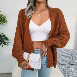 New Casual Bat Long Sleeved Women's Sweater Fashion Sexy Loose Cardigan Sweater For Women