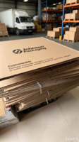 Impression jet d'encre, très demandée - Boîtes en carton ondulé de haute qualité, emballages d'expédition, grandes boîtes de rangement