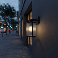 Applique murale LED vintage haute luminosité, étanche IP43, en aluminium, pour jardin et extérieur, alimentation électrique