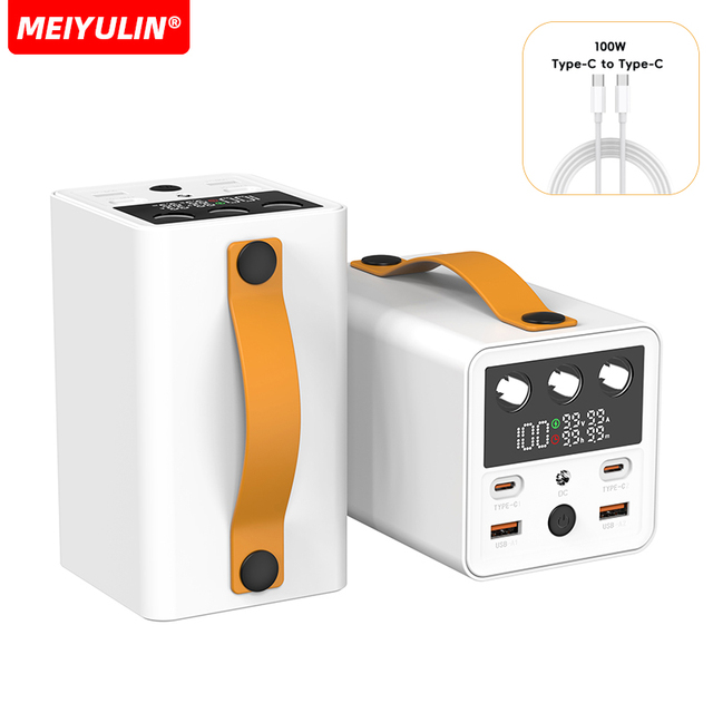 Wholesale Custom Logo 60000Mah 100W Laptop Power Bank Quick Charge Lightweight Simple Portable Battery Charger Free Sample