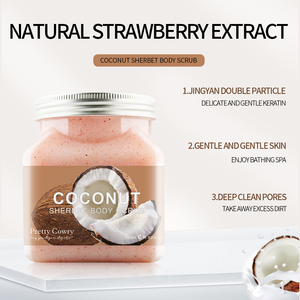 Tratamiento de limpieza de coco orgánico natural directo de fábrica, <span class=keywords><strong>exfoliante</strong></span> de coco iluminador e hidratante - Product Image 5