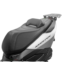 Housse de selle de moto Honda NS125RX, design ergonomique plat, cuir PU isolant thermiquement, imperméable et anti-odeurs