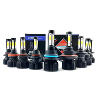 Fournisseur d'origine V7 4 côtés phares LED en gros 9004 9007 H1 H3 H11 9006 feux de route phare LED pour voitures