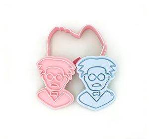 Cortadores de galletas 3D de dibujos animados de doctor y fórmulas químicas, moldes de arcilla para lámparas DIY, sellos de relieve de simulación - Product Image 5